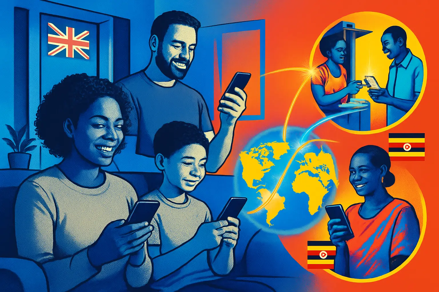 How to send money to Uganda from the UK